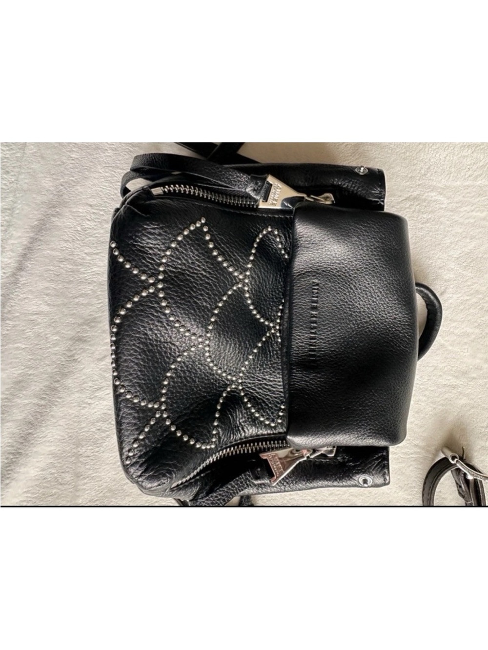 Amy Kestenberg Black Moroccan Studded Leather Mini Backpack - Picture 3 of 14